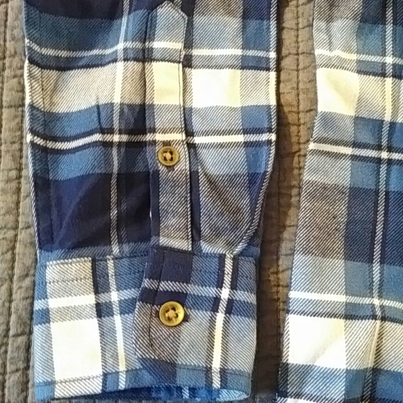 Chaps Zippered Flannel Shirt - Picture 4 of 4